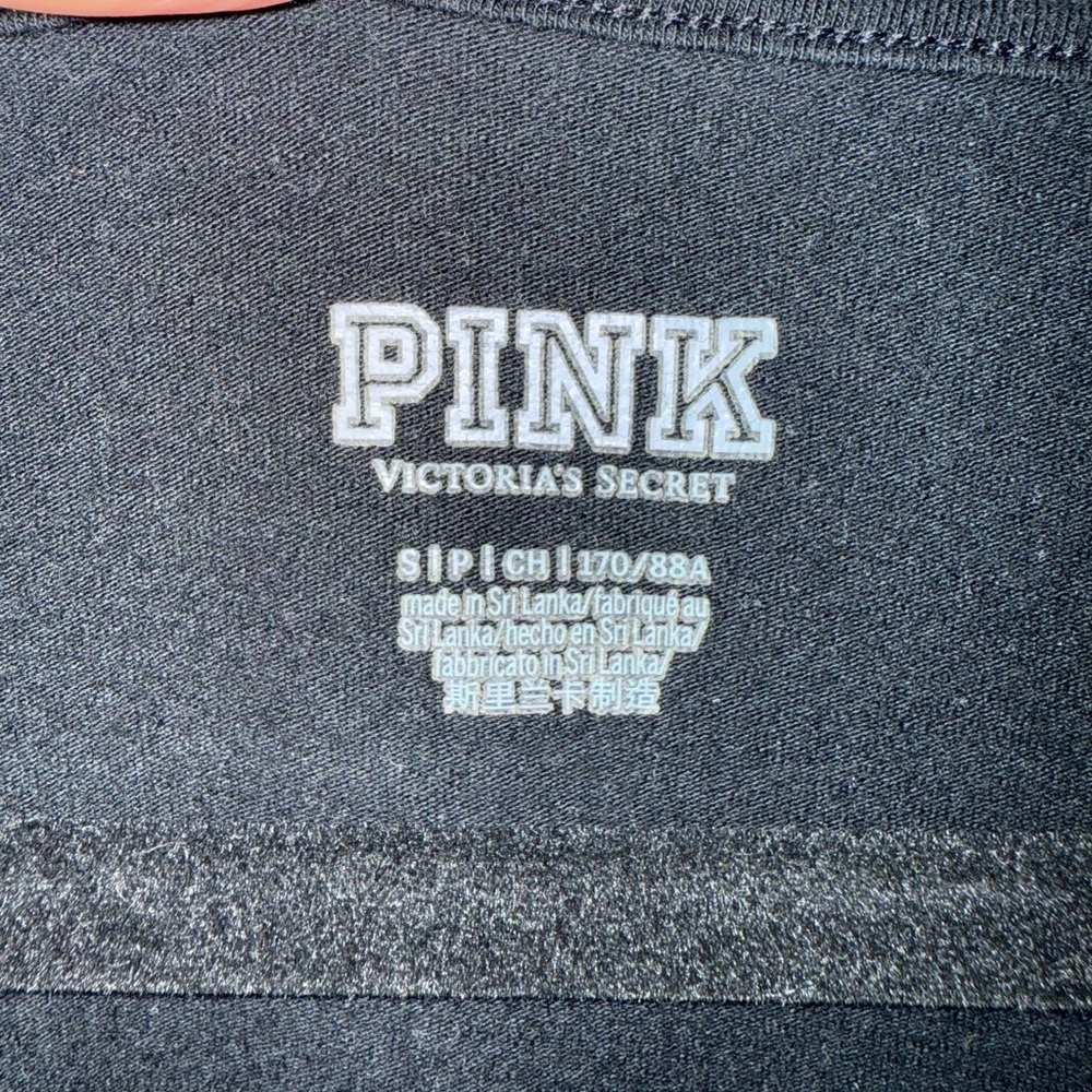 PINK Victoria's Secret Black V-Neck Bodysuit - Picture 3 of 5